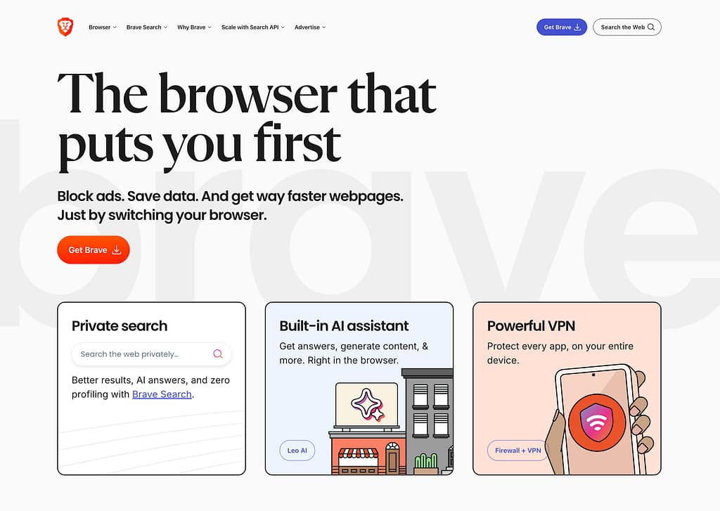 Brave Leo AI Browser: one of the best AI browsers