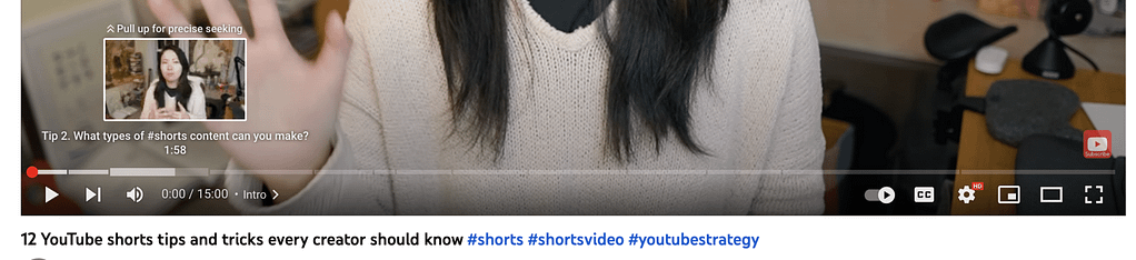 Upload a video to YouTube: Adding chapters