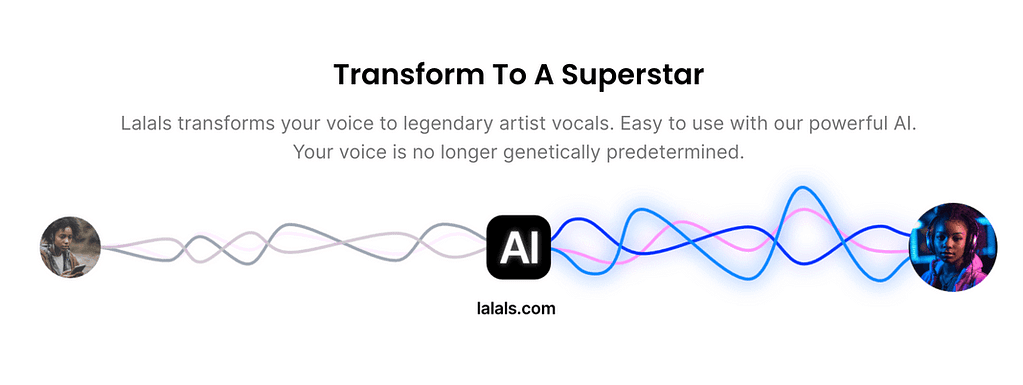 Lalals AI Singer Generator for Music Producers (2023)