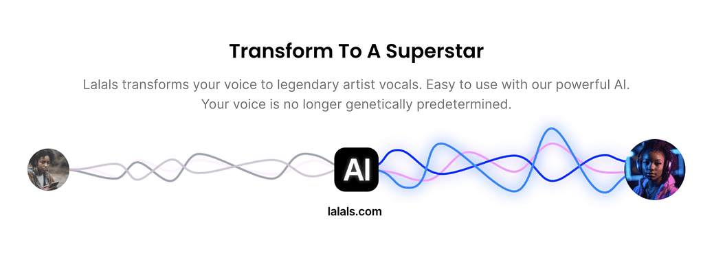 Lalals AI Singer Generator for Music Producers (2023)