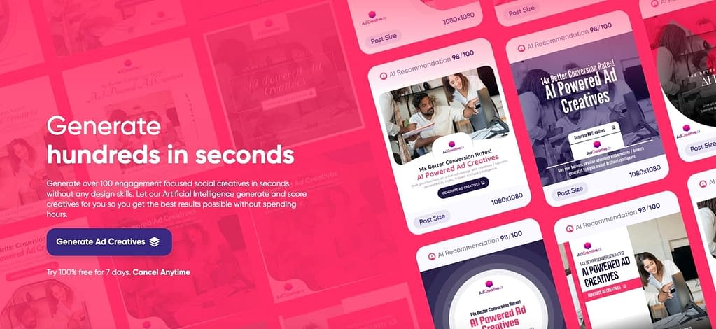 adcreative results in seconds | Feisworld