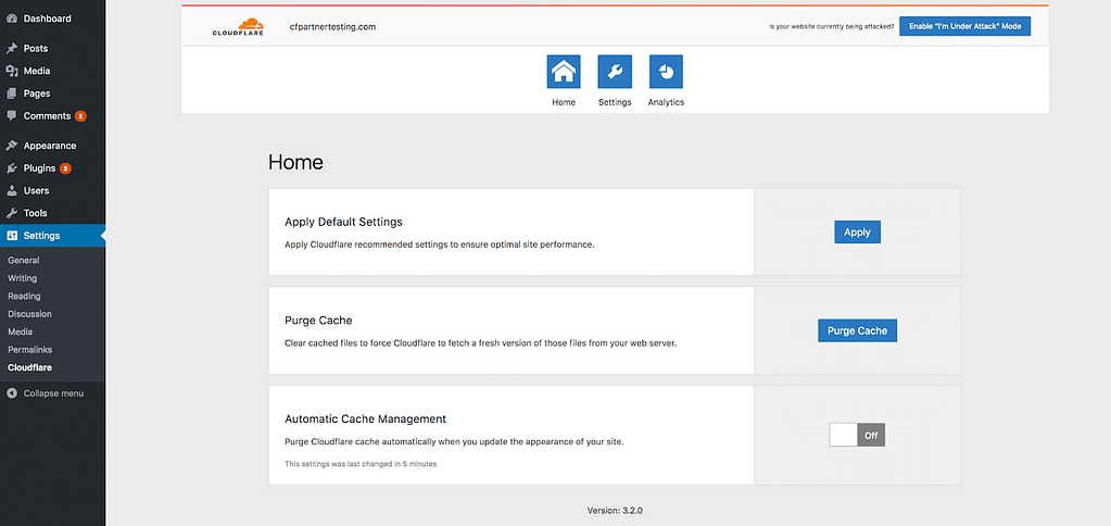 WP Rocket 3.14 Cloudlfare Integration