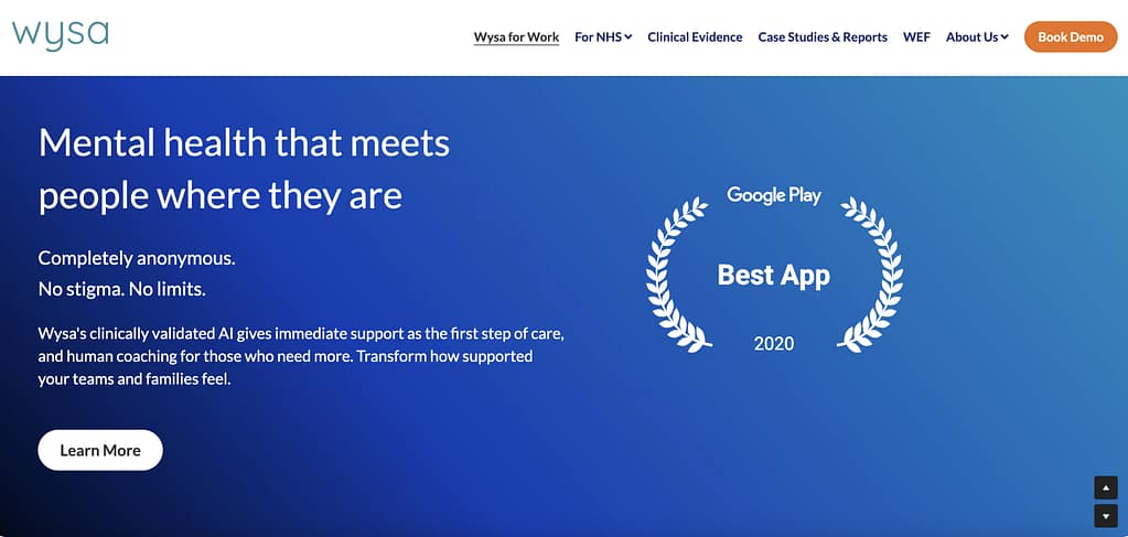 Wysa - Best AI apps for meditation in 2023