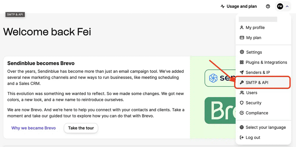 How to install the Brevo WordPress plugin (1)