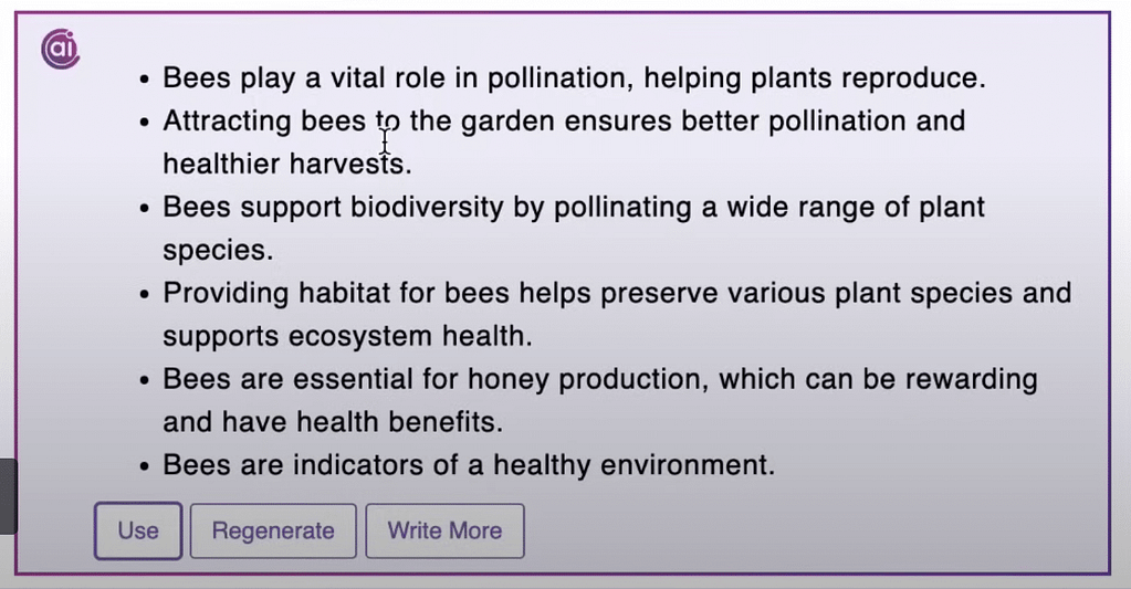 Summarize text with Content AI