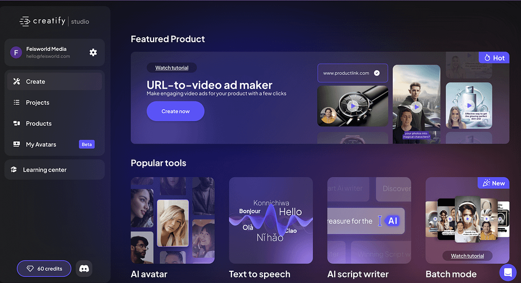 Creatify Studio