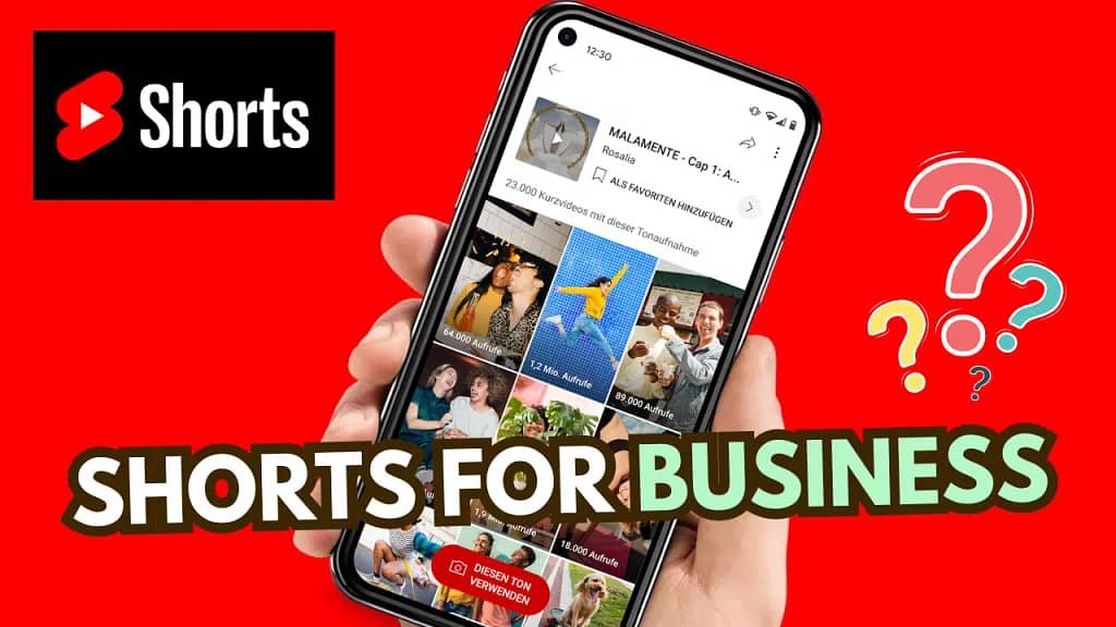 YouTube shorts for business