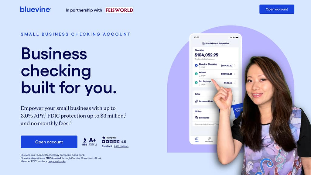 Bluevine Business Checking Review 2026: High-Yield Banking For Creators &  Small Businesses | Feisworld
