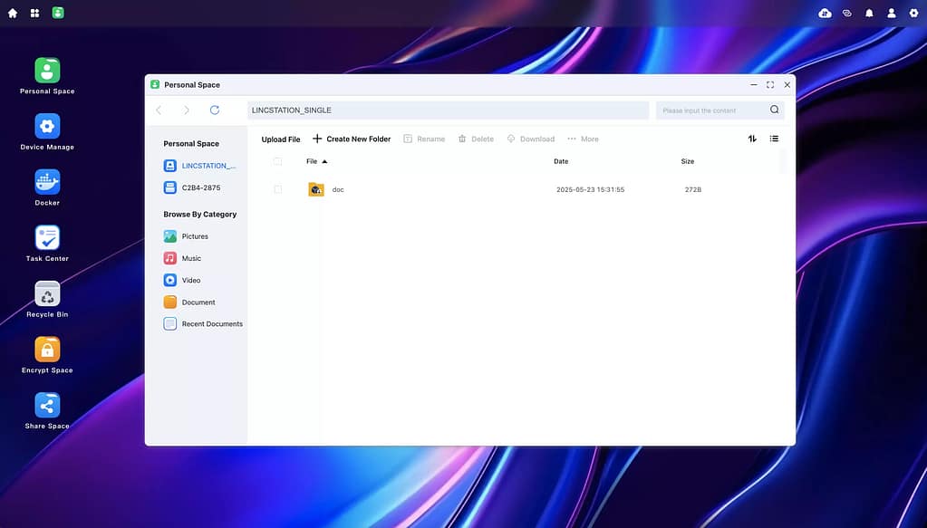 LincOS in LincPlus N2