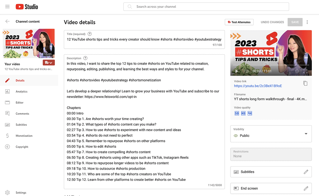 How to upload a video to YouTube (2023) - Step 1