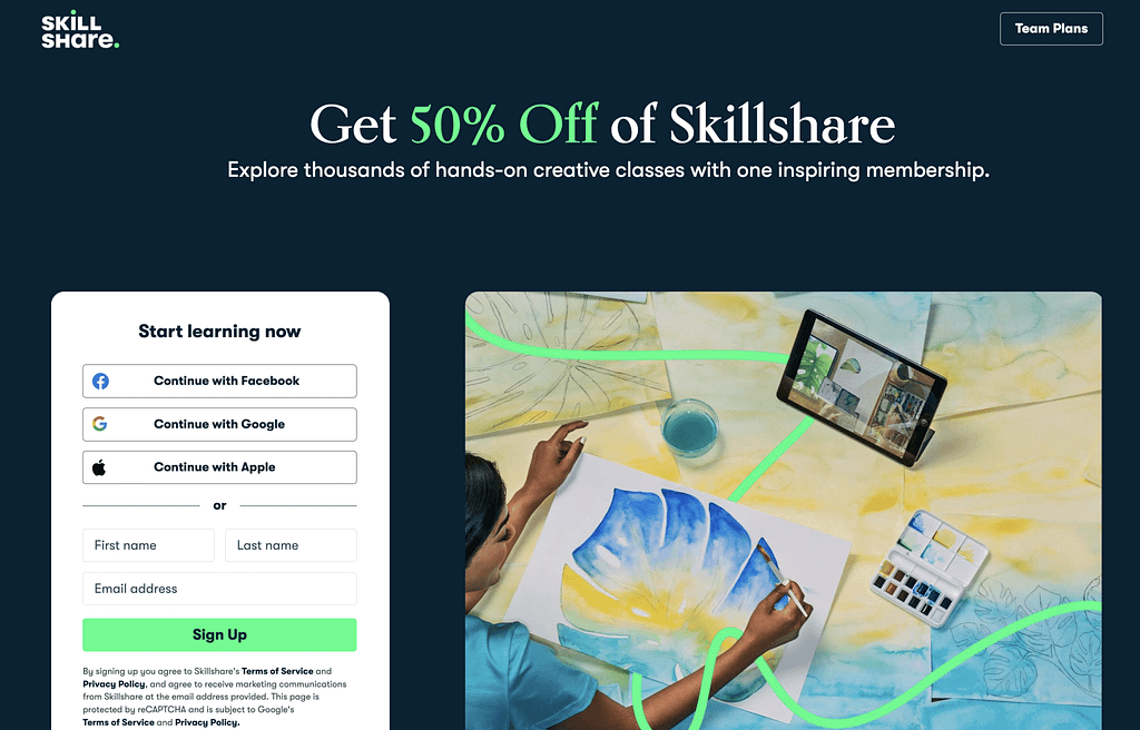 SkillShare Black Friday 2023: Get 50% OFF any one-time payment.