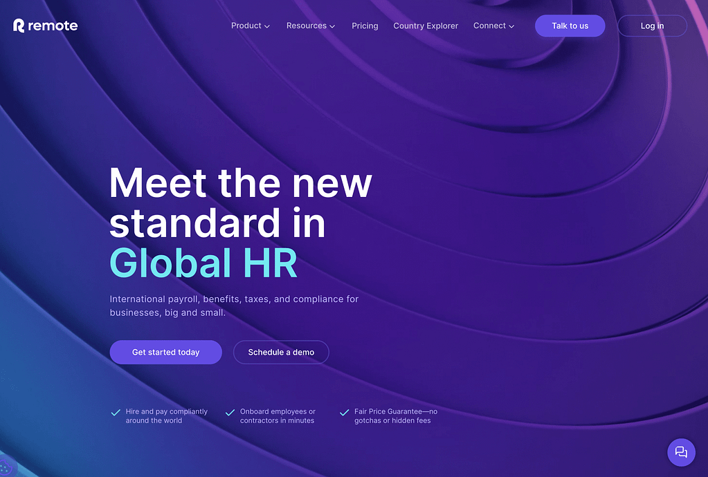 Remote.com Global HR features