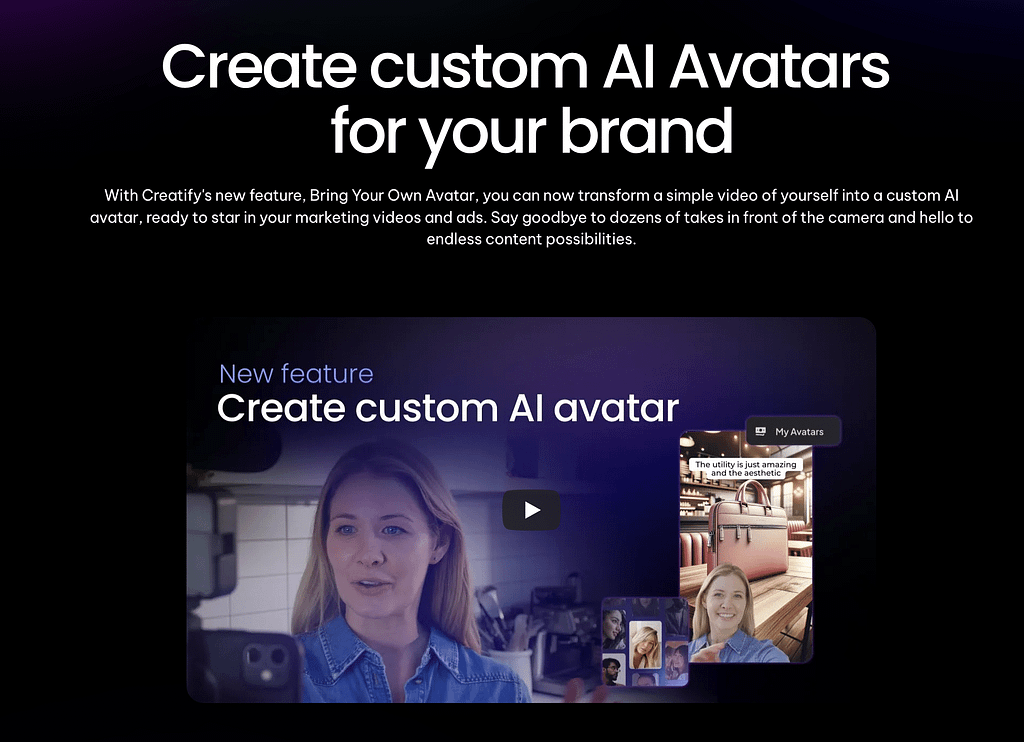 Creatify Custom Avatar