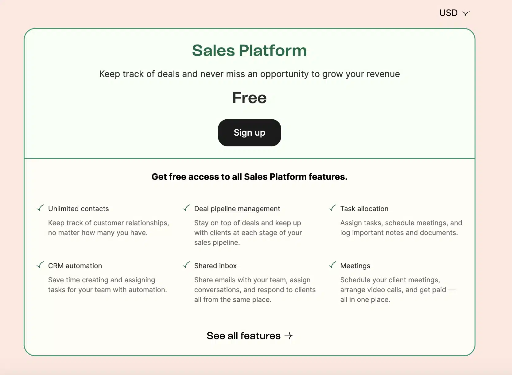 Brevo Sales Platform Pricing