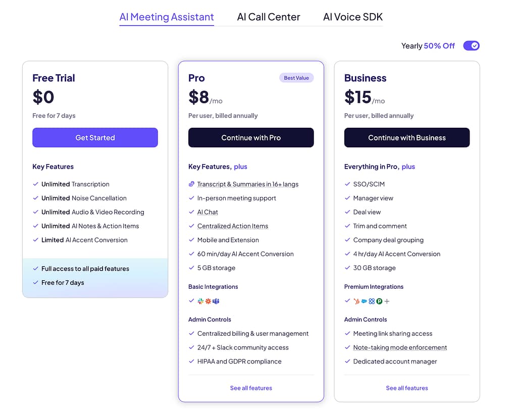 Krisp.ai Pricing (2025)