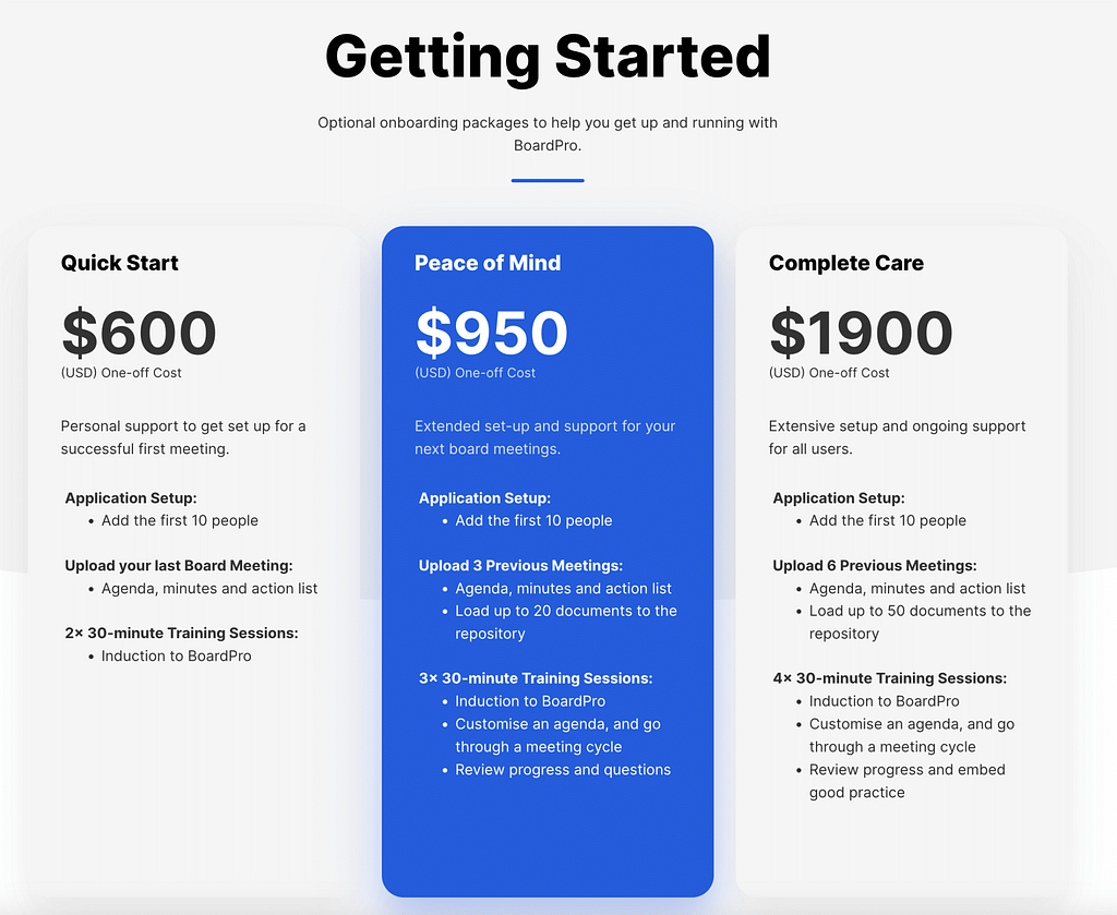 BoardPro Pricing