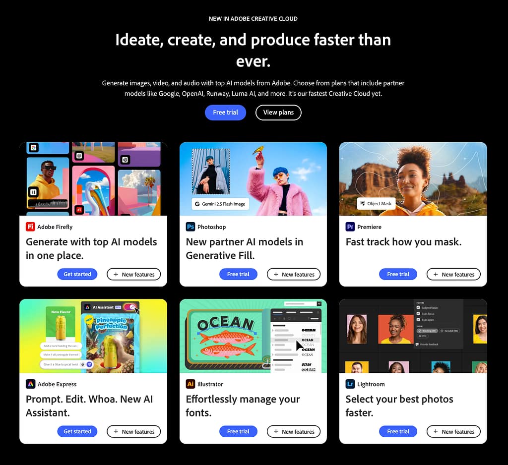 New in Adobe Creative Cloud after Adobe Max 2025