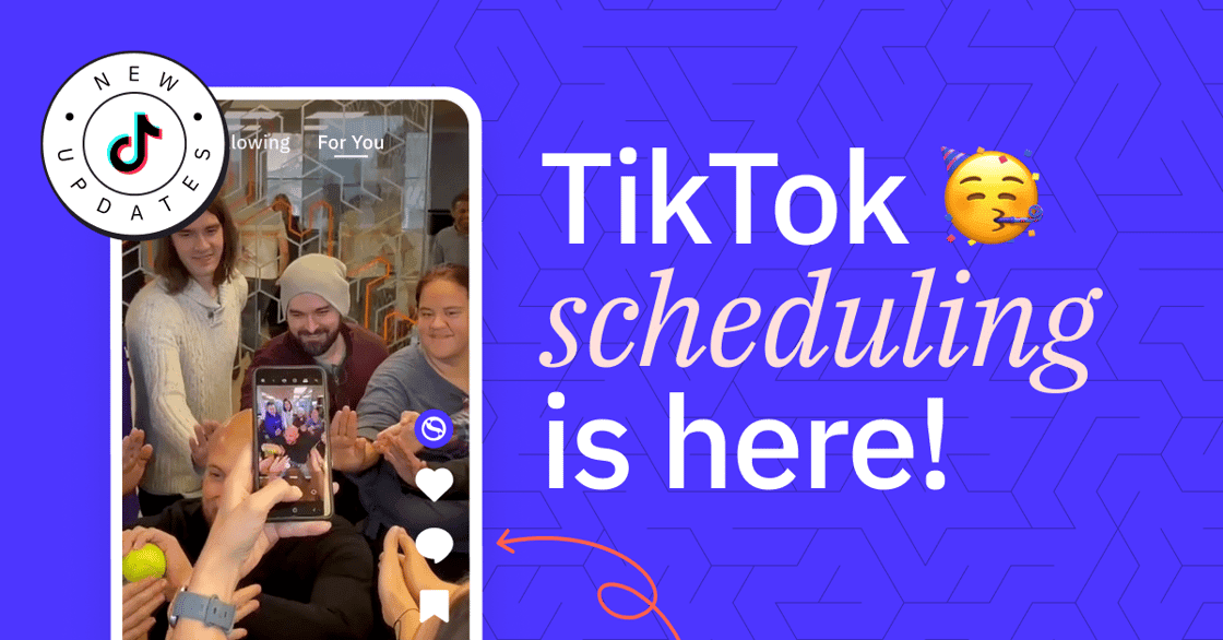 Sendible TikTok scheduling
