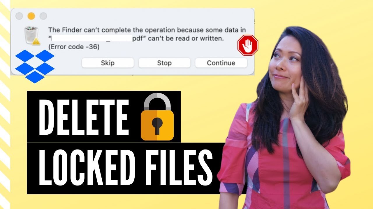 delete many locked files on mac from trash