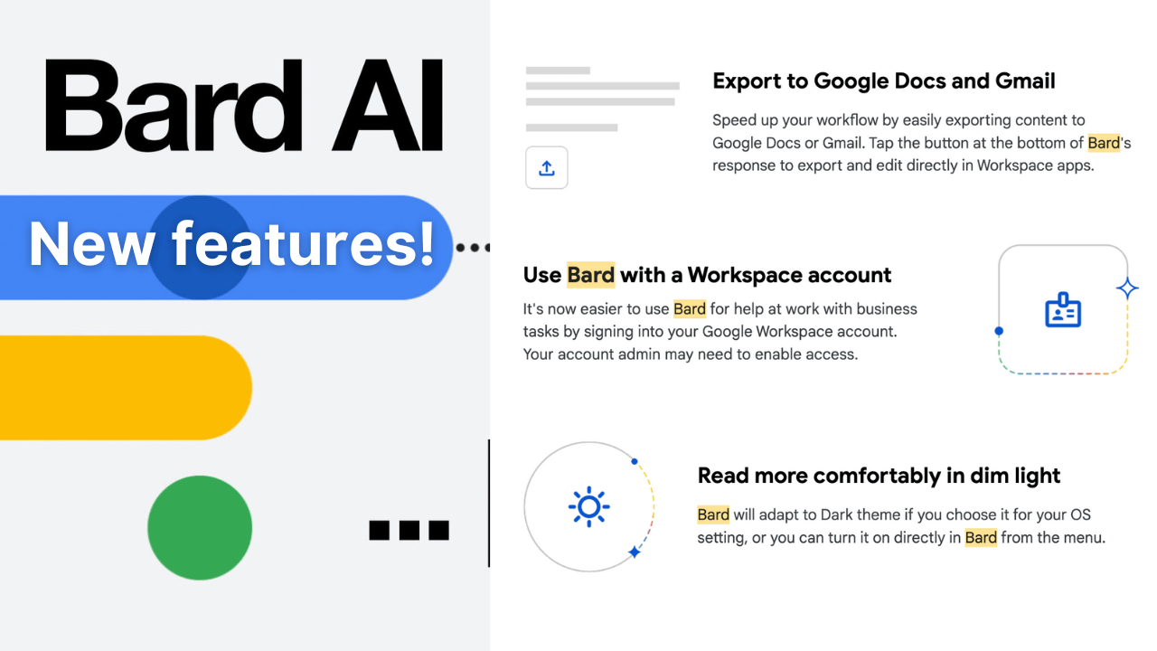 google bard ai new features