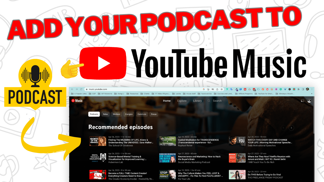How to Add a Podcast to YouTube Music