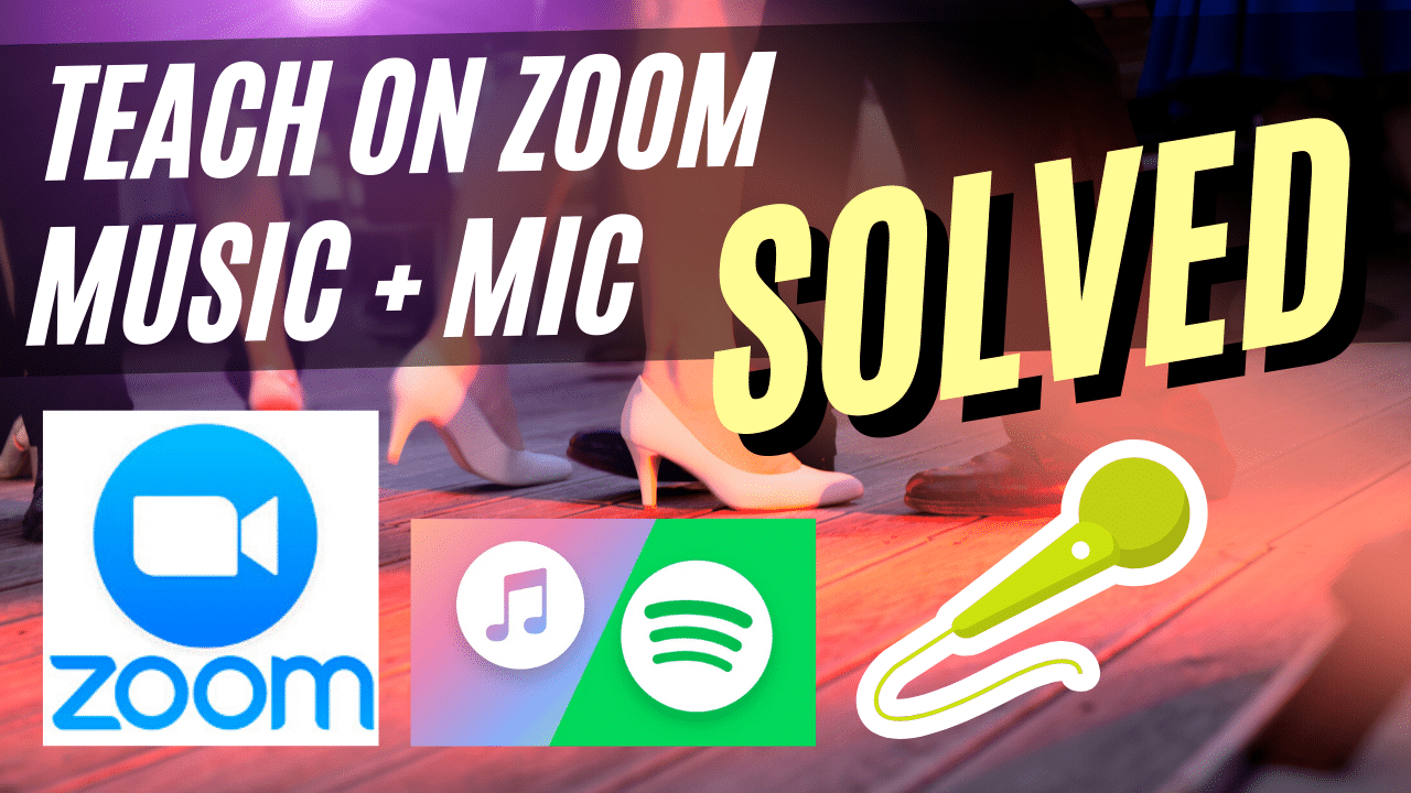 How to Zoom With Music and Microphone for Dance Class