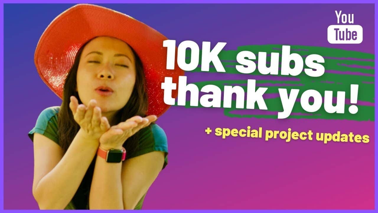 my first 10k subscriber in Youtube