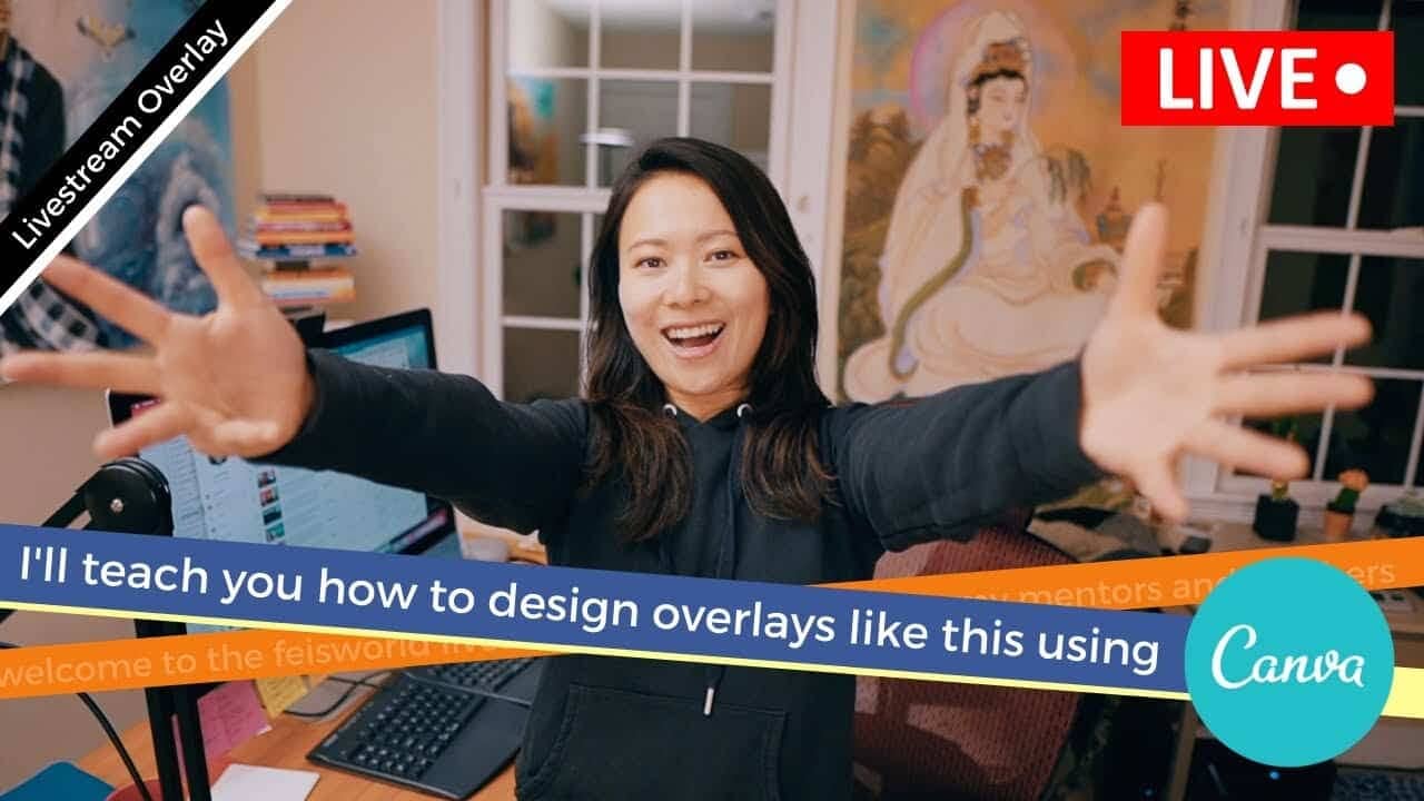 How to Design Livestream Overlay Graphics Using Canva