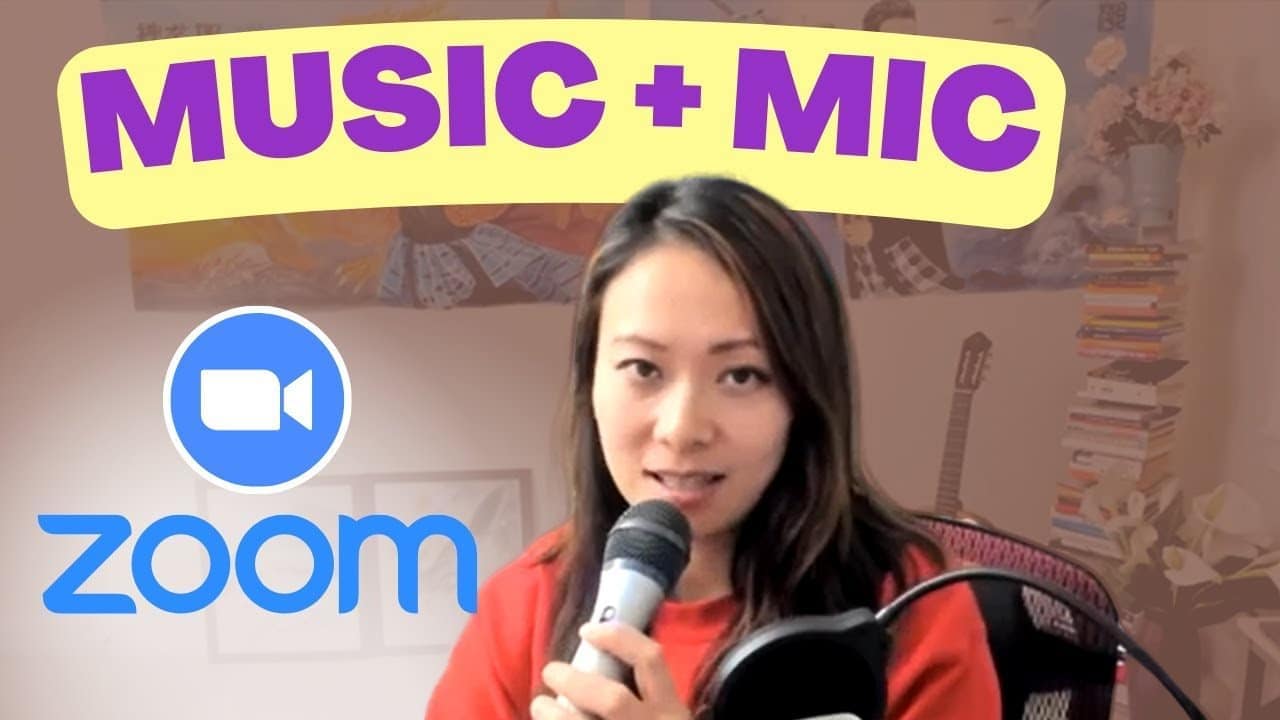 Zoom with Music and Microphone