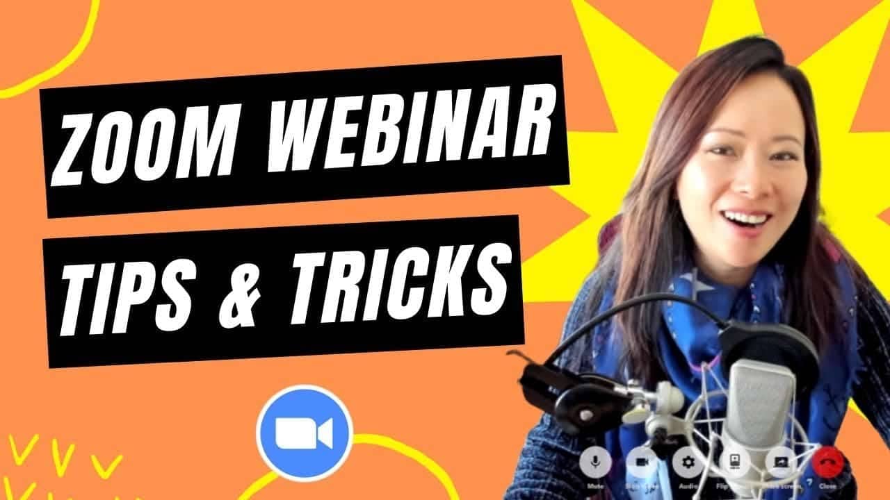 Zoom webinar tips and tricks by Fei Wu