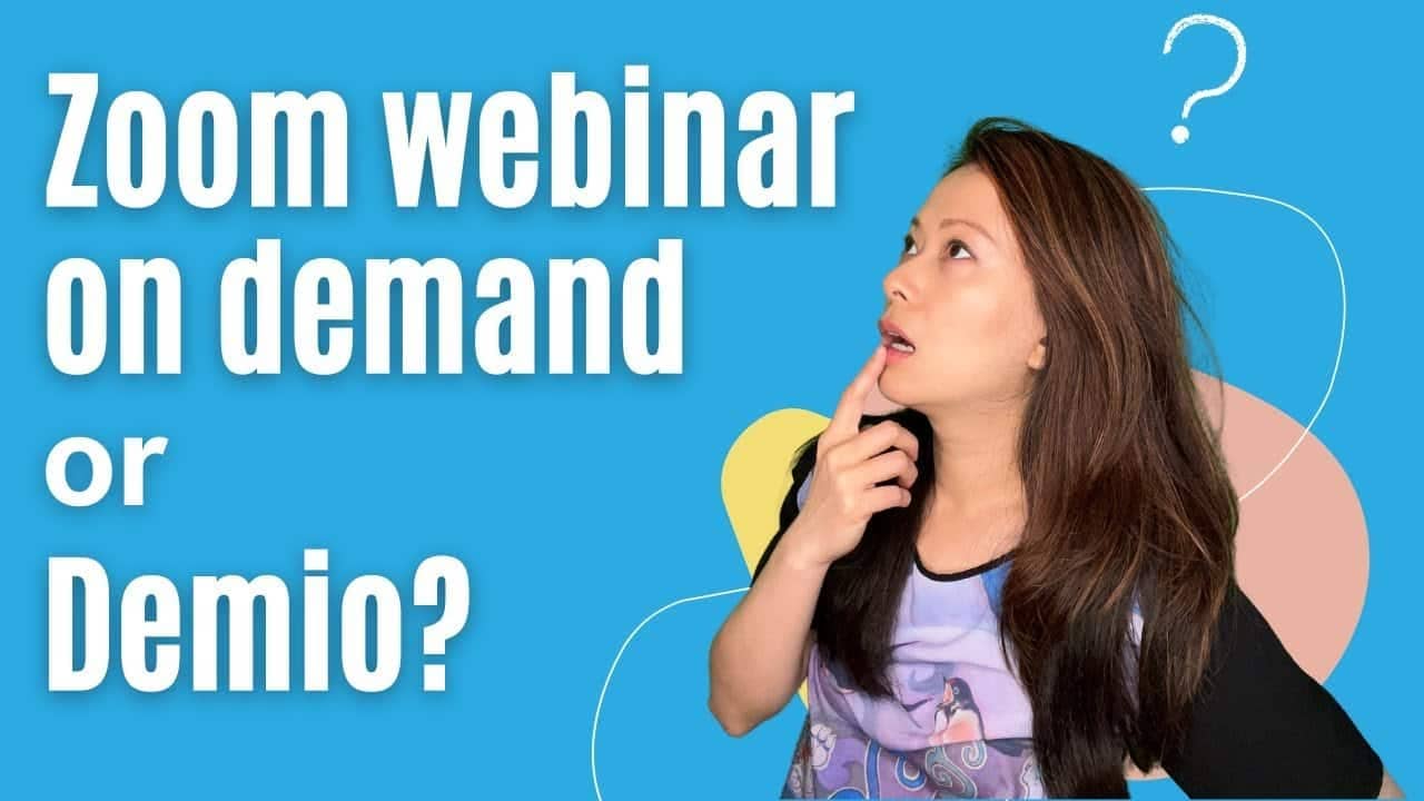 Zoom Webinar on Demand: Limitations and Alternatives