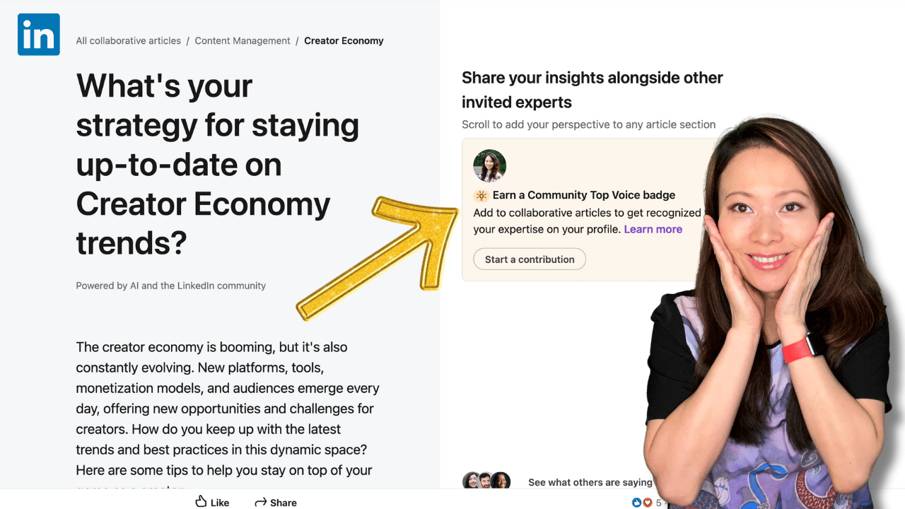 Linkedin ai collaborative articles