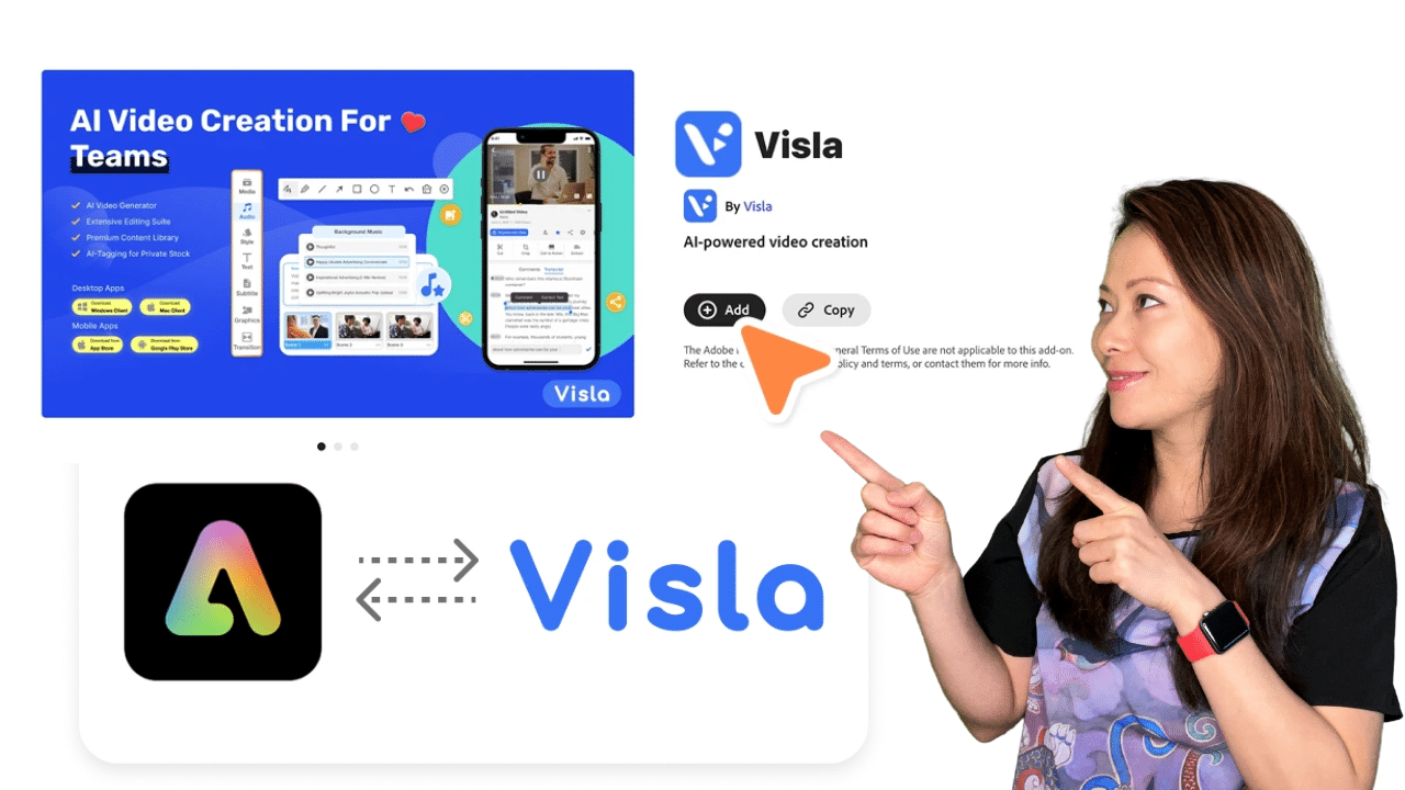 Visla x Adobe Express