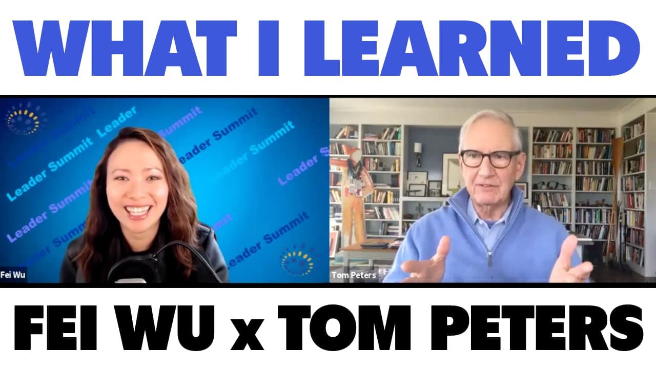 Fei Wu and Tom Peters