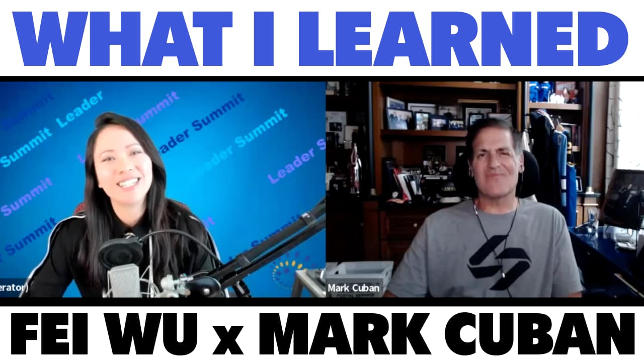 Fei Wu and Mark Cuban