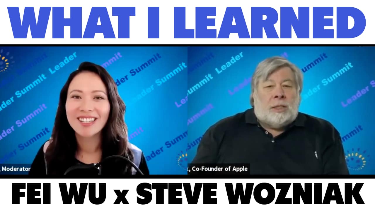 Fei Wu and Steve Wozniak