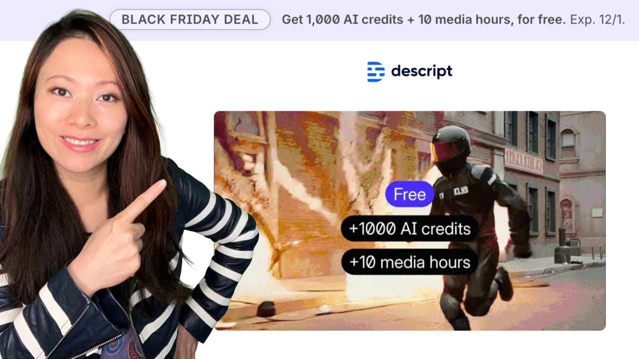 Descript Black Friday Deal 2025