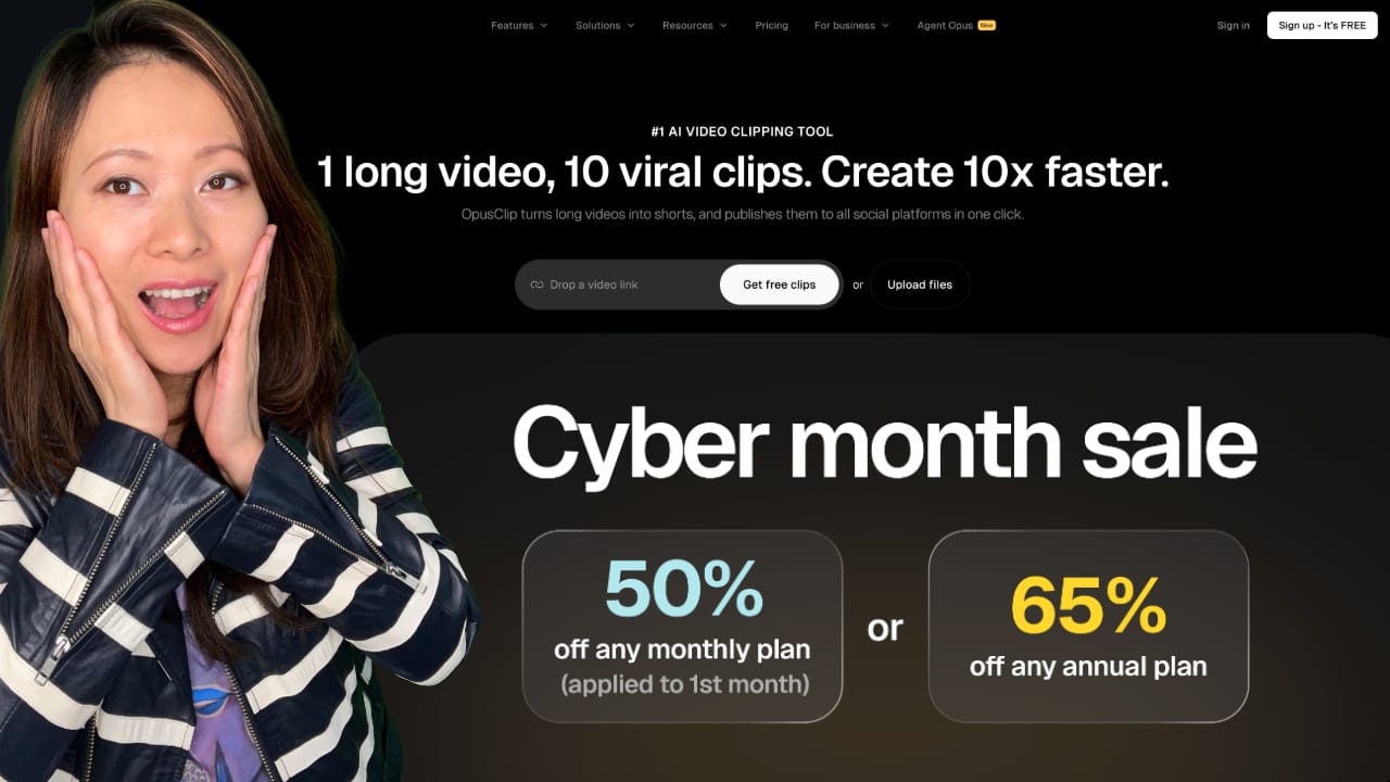 OpusClip Black Friday 2025 Sale