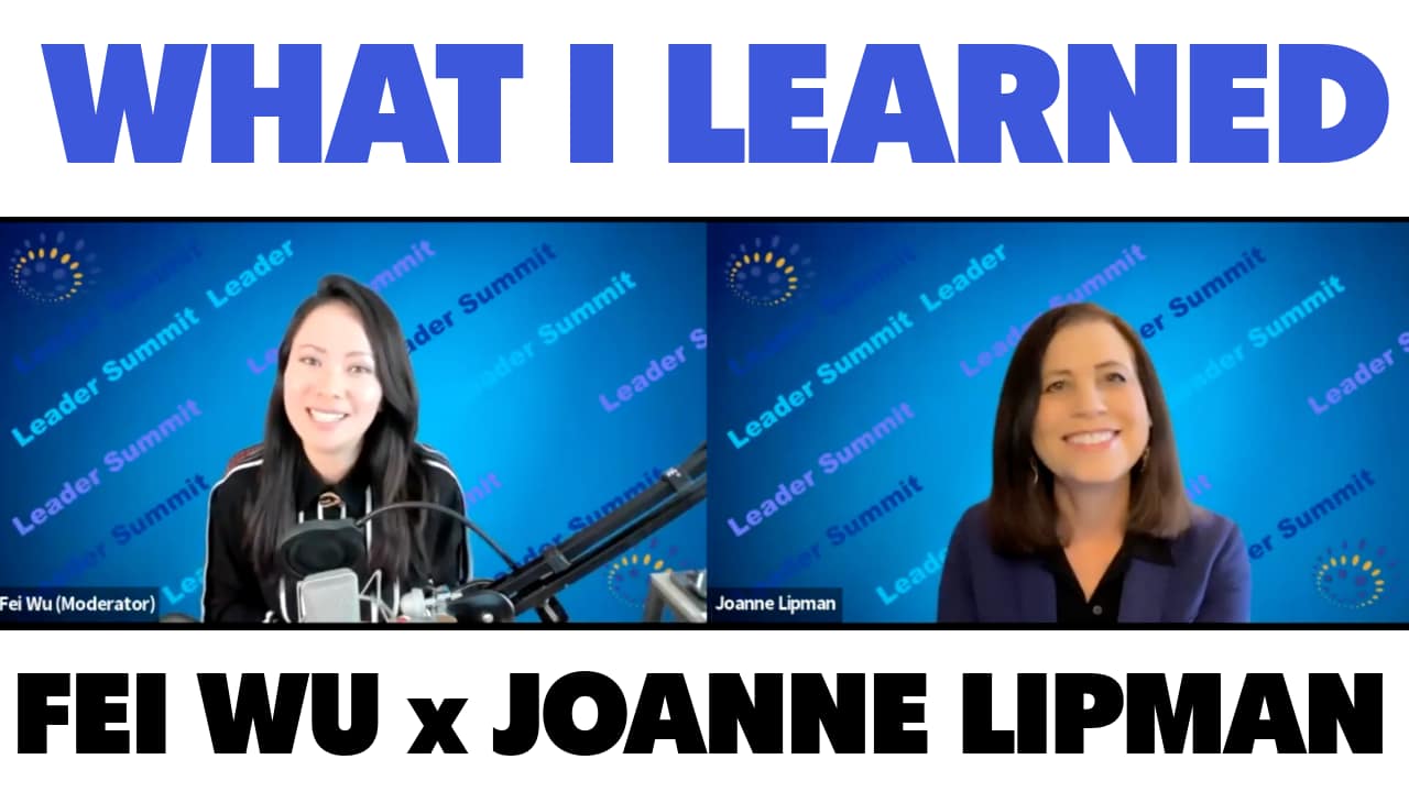 Fei Wu and Joanne Lipman