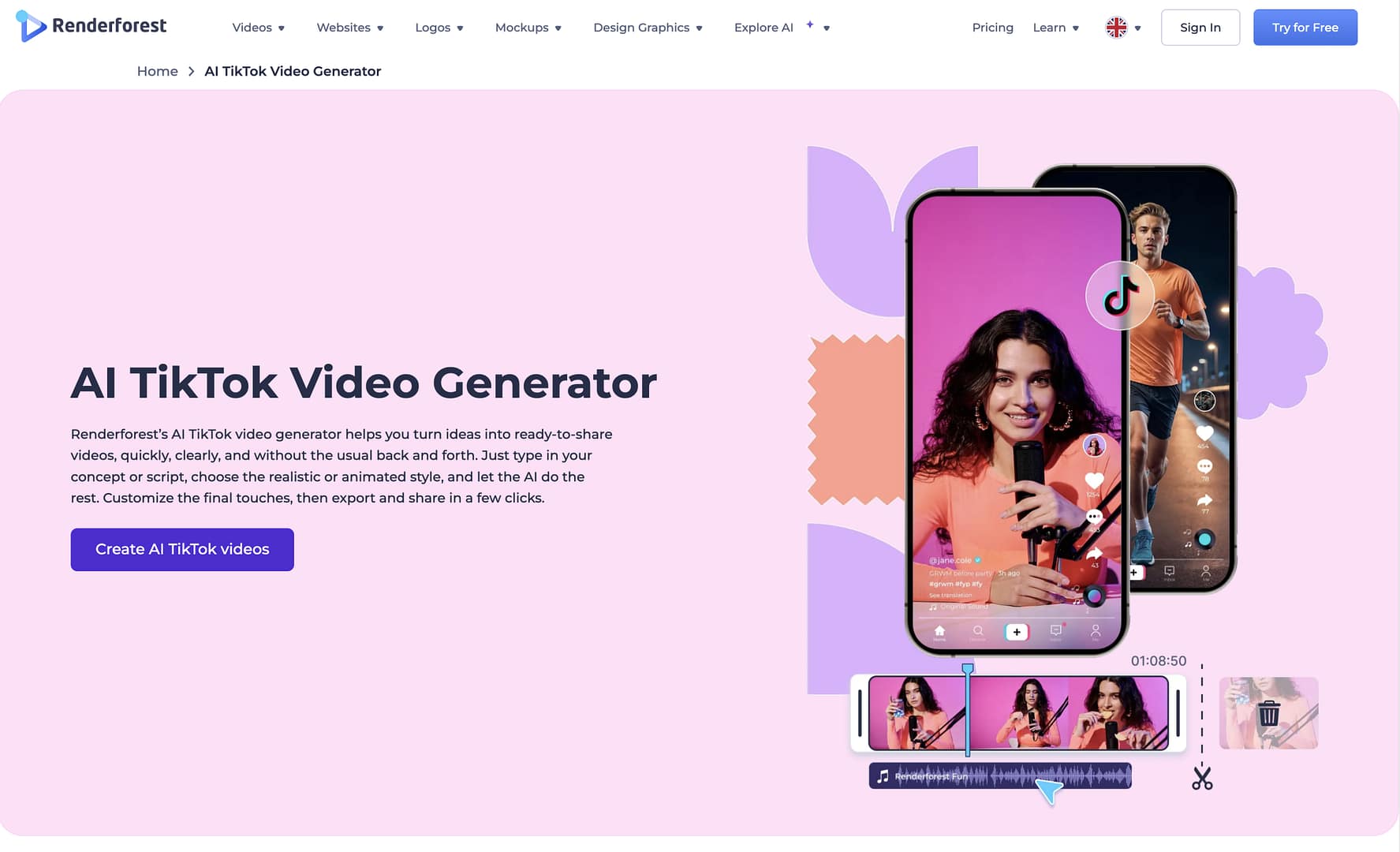 AI TikTok Video Generator