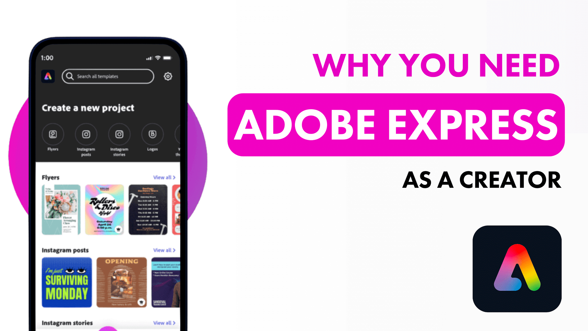 Adobe Express: an AI Editor you need on your phone (2023)