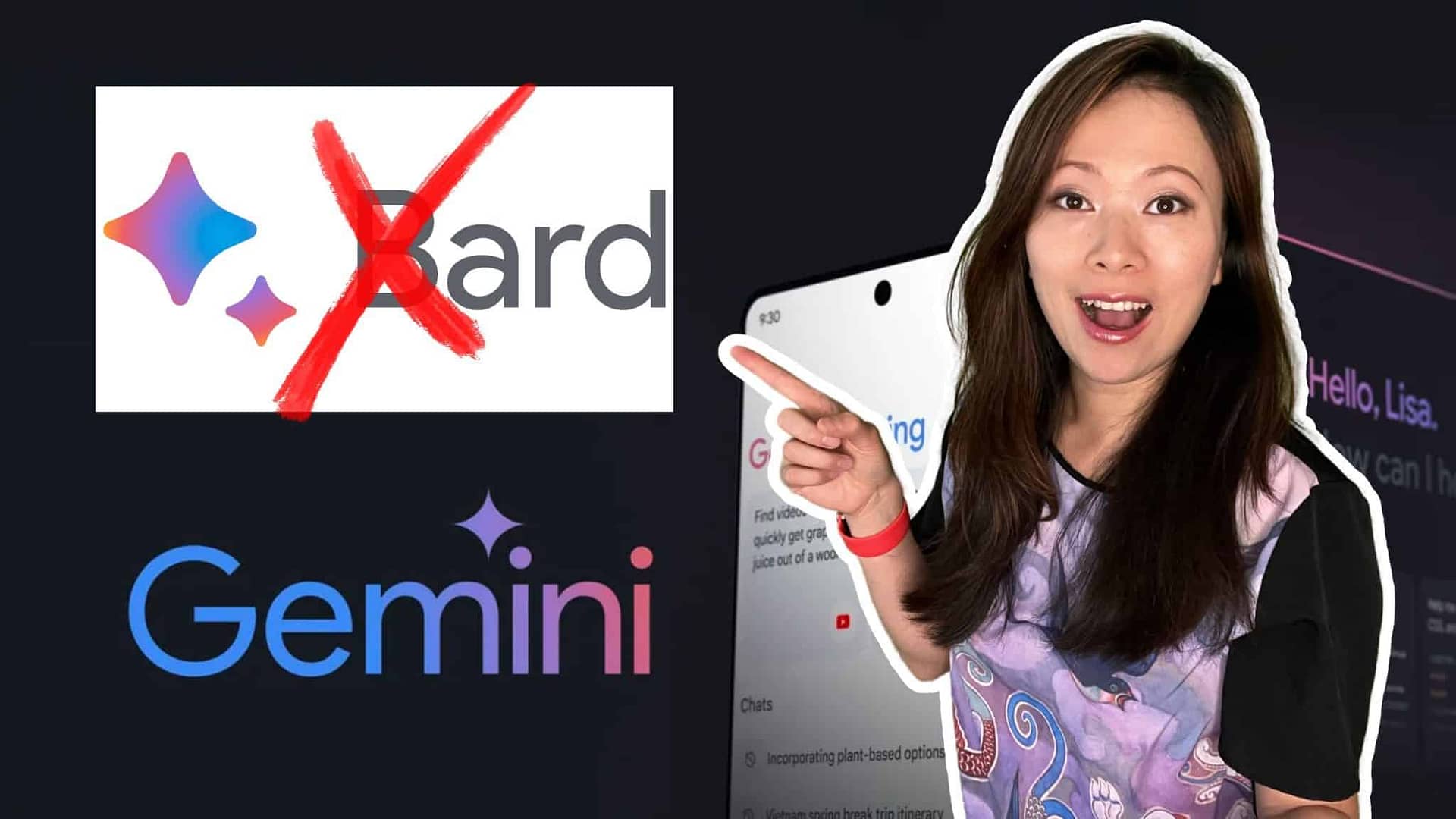 Google announced Gemini: the new name for Google Bard