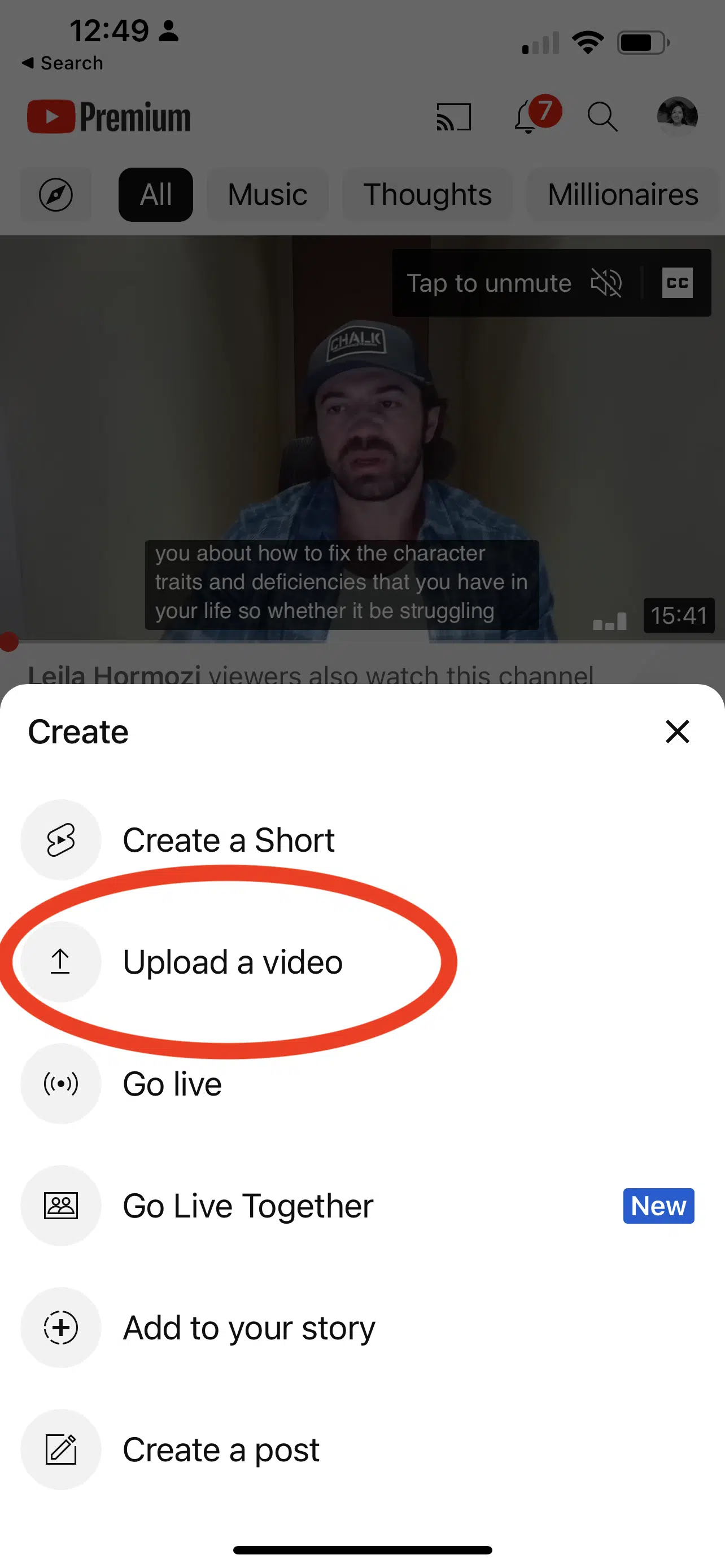How to upload a video to YouTube from iPhone (2023)