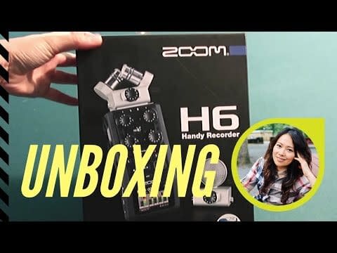 Zoom H6 Unboxing (great for podcasting and recording on the go!)