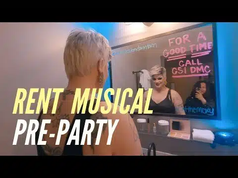 The RENT Musical 20th Anniversary Tour and Pre-party Vlog in Boston, MA