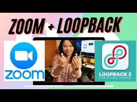 Teaching Dance and Fitness With a Microphone Using #Zoom and #Loopback