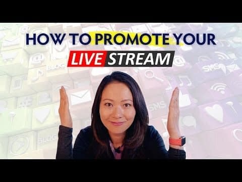 How to Promote Your Live Stream