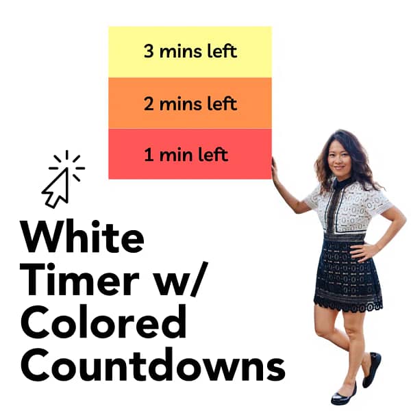 Zoom Timer Bundle (White Timers with Colored Countdown)