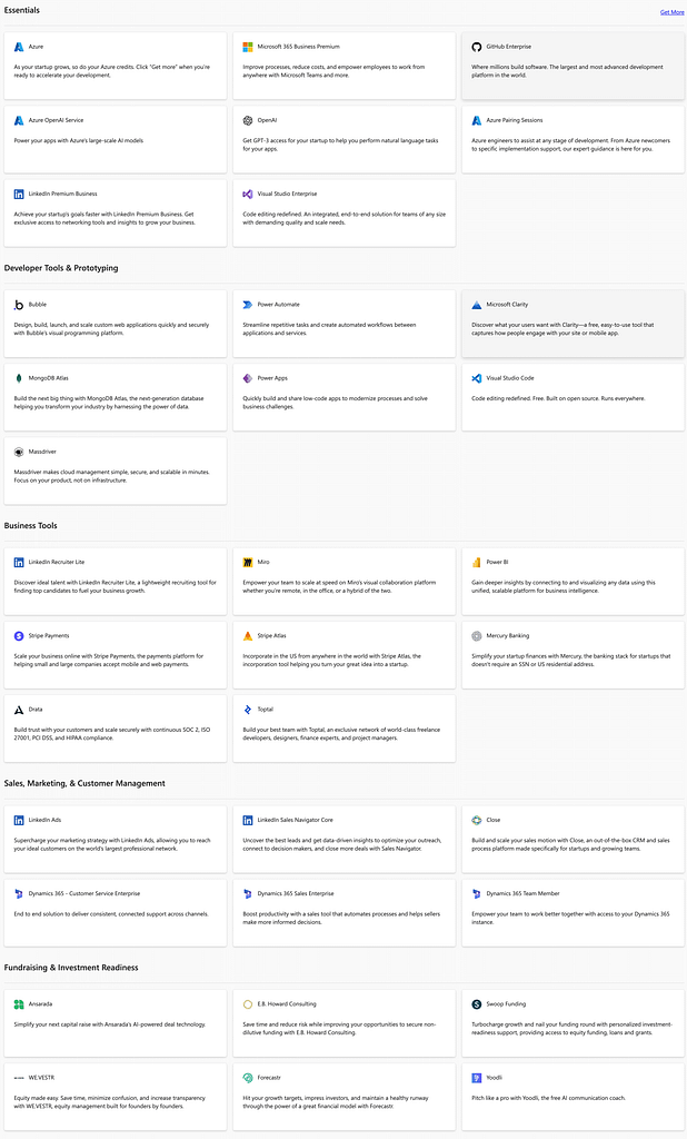 Microsoft for Startups
