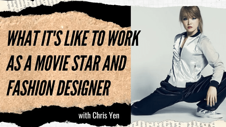 Chris Yen: Badass Kung FU Movie Star and Martial-Arts-Inspired Fashion Designer (#42)